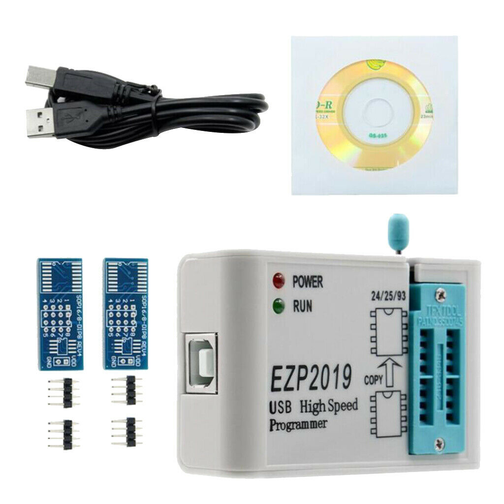 EZP2019 High-speed USB SPI Programmer Support24 25 93 EEPROM 25 Flash BIOS Chip