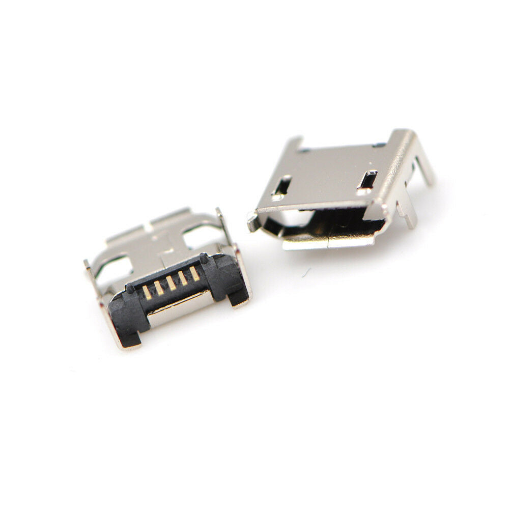 10pc Micro USB Type B Female 5Pin DIP Socket Jack Connector Port Charging TCYJM!