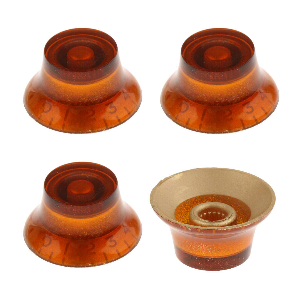 4 Pack Top Hat Guitar Speed Control Knobs for   LP Guitar Musical