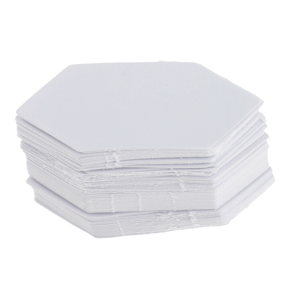 200x Hexagon Paper Quilting Templates