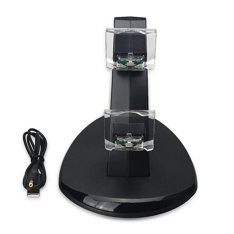 Dual USB Controller Charger Charging Stand Station Dock for PS4 Dualshock LED SJ