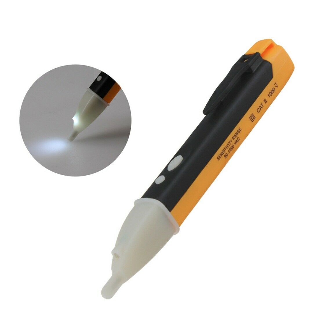 1pc AC Voltage Tester Pen Non-Contact Volt Alert Sensor Detector Stick 90-1000V