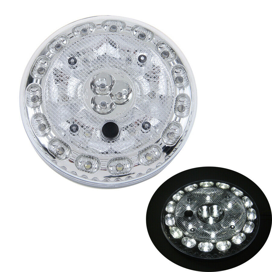 DC12V 24LED Round Car Vehicle Interior Dome Light Indoor Roof Ceiling Lamp White