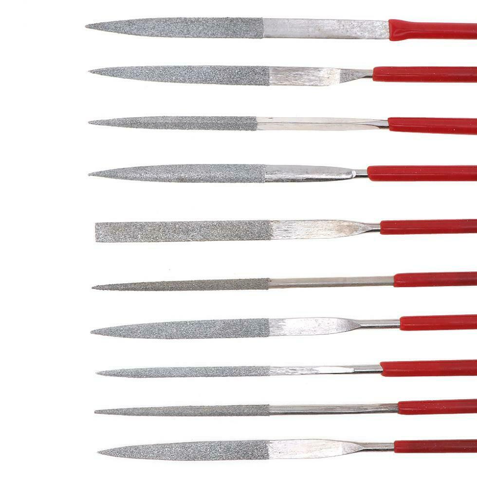 14pcs Guitar File Set Fret Nut Saddle Groove Grinding Polish Luthier Repair Tool