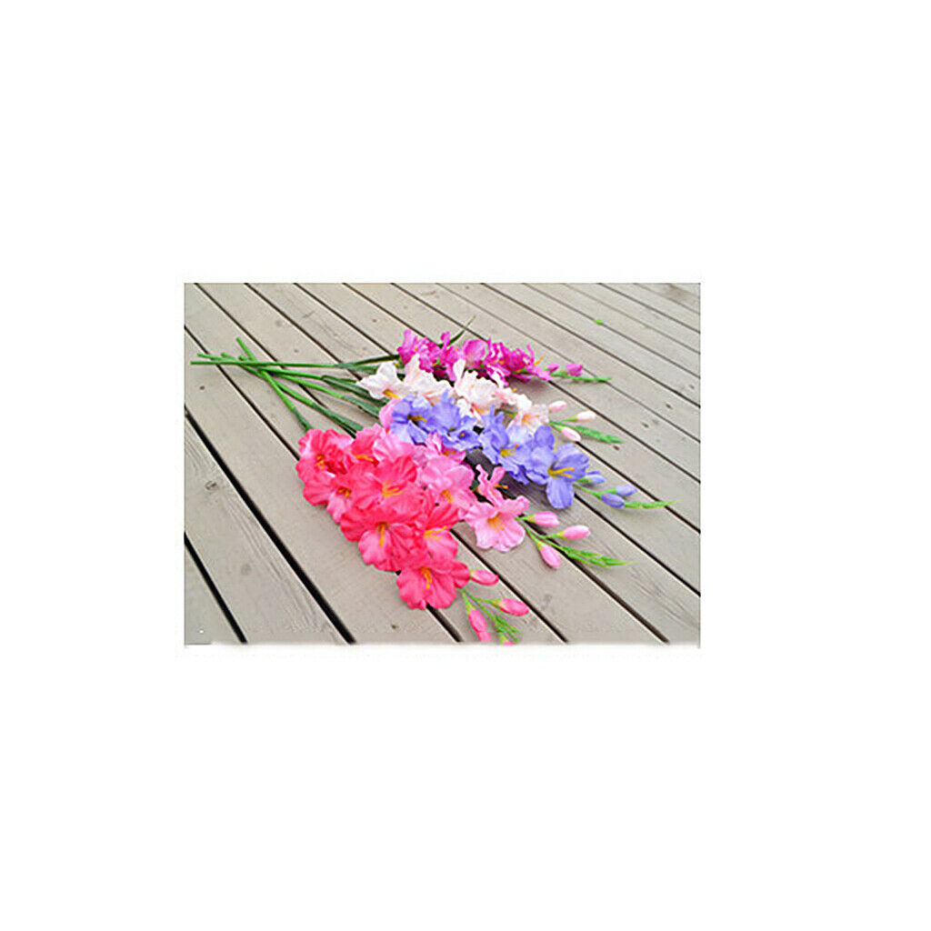 1pcs Artificial Simulation Gladiolus Wedding Flower Stem Decoration