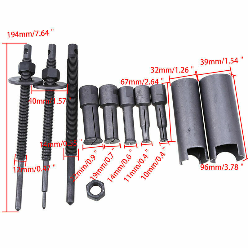 9mm-23mm Inner Bearing Puller Gear Extractor Automotive Machine Tool Kit 1Set