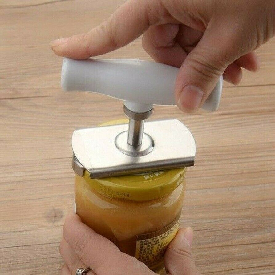 Stainless Steel Can Opener Adjustable Twist Gripper Jar Bottle Opener Kitchen s