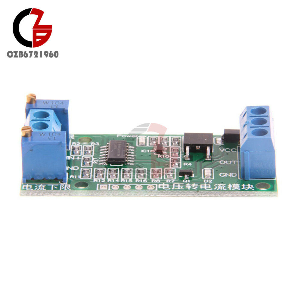 0-5V to 4-20mA Linear Signal Conversion Voltage to Current Transmitter Module