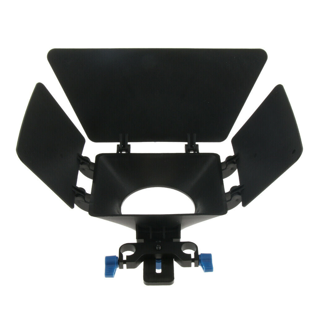 Professional DSLR Swing-away Matte Box Sunshade for 15mm Rail Rod Rig System