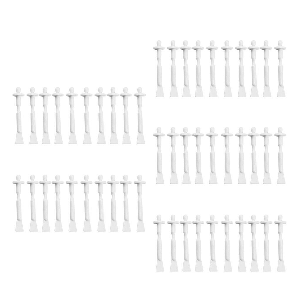 50 Waxing Applicators Wax Spatulas for Nose Cleaning Eyebrow Facial Hair Remove