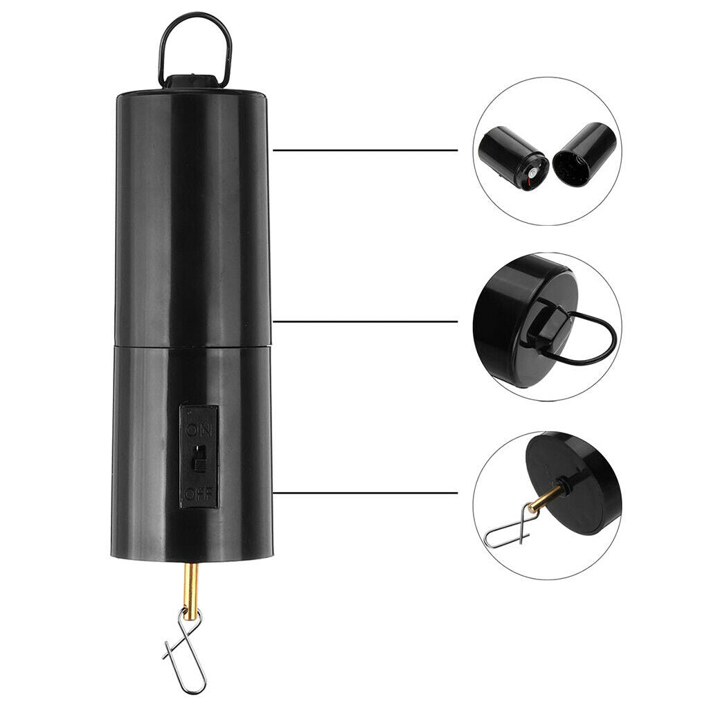 Revolving Motor Wind  Rotating Ornaments Display Motor - Black