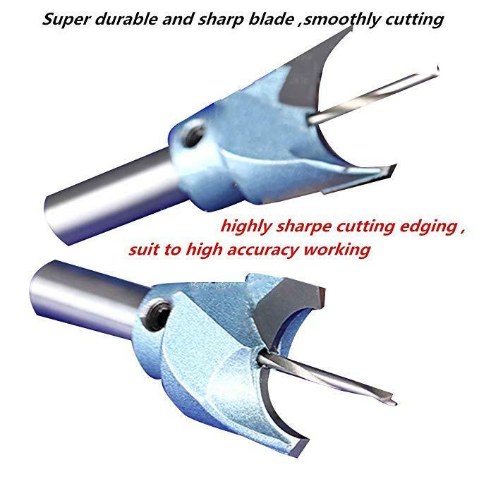 6Pcs Ball Beads Drill Bit Mark Set Wooden Milling Cutter Tool 6-16mm Woodworking