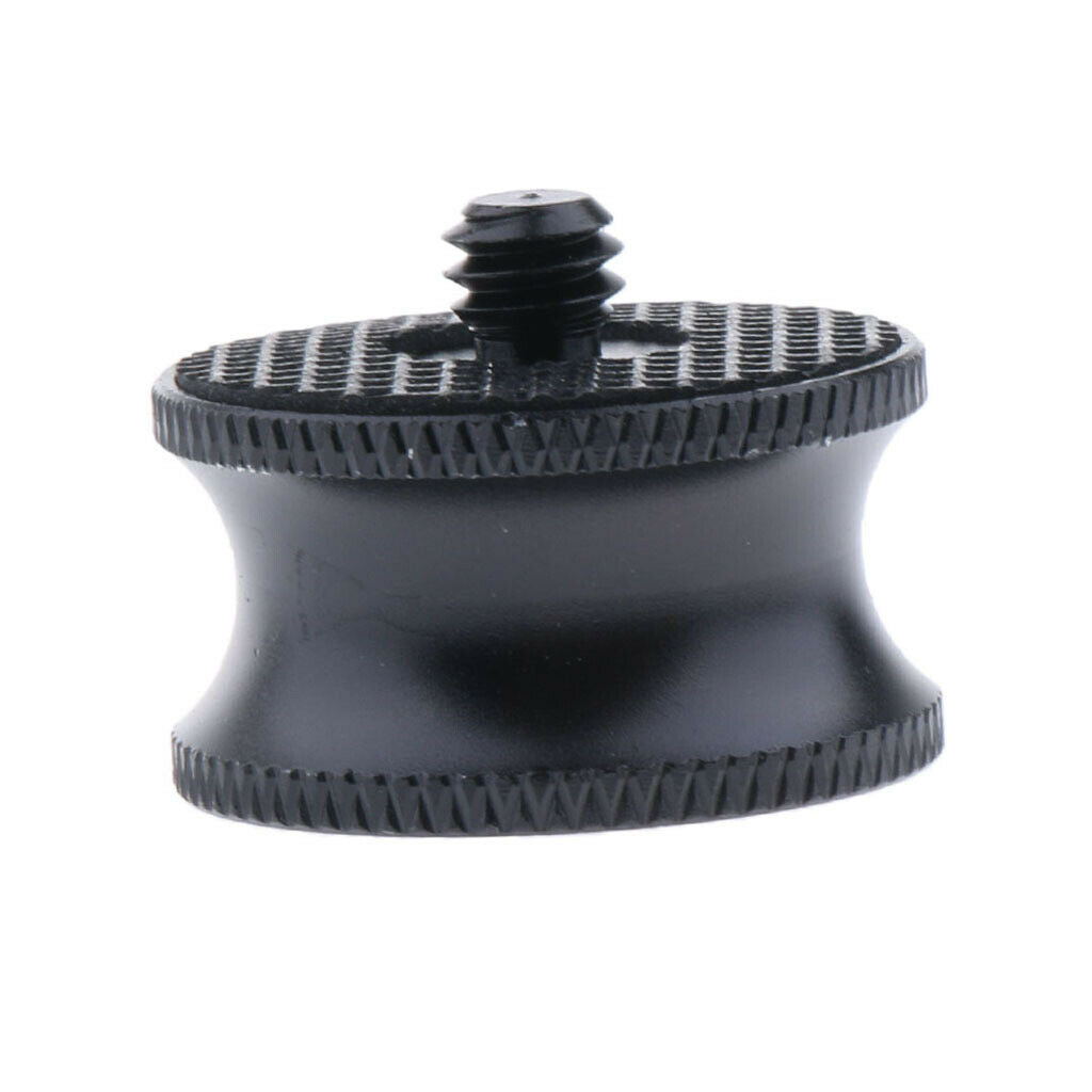 2 Piece 1/4 Male to 3/8 Female Screw Adapter Plate Converter for Camera Tripod