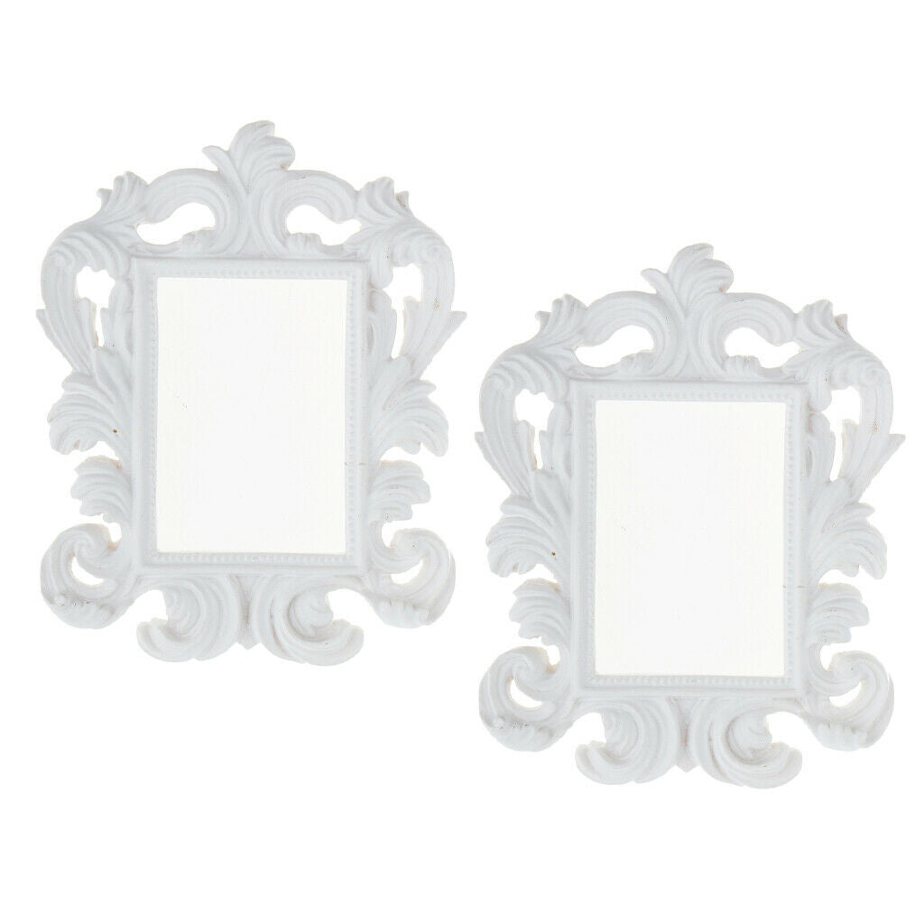 2x  Picture Photo Frame Wall Decoration Wedding Anniversary Gift Favor White