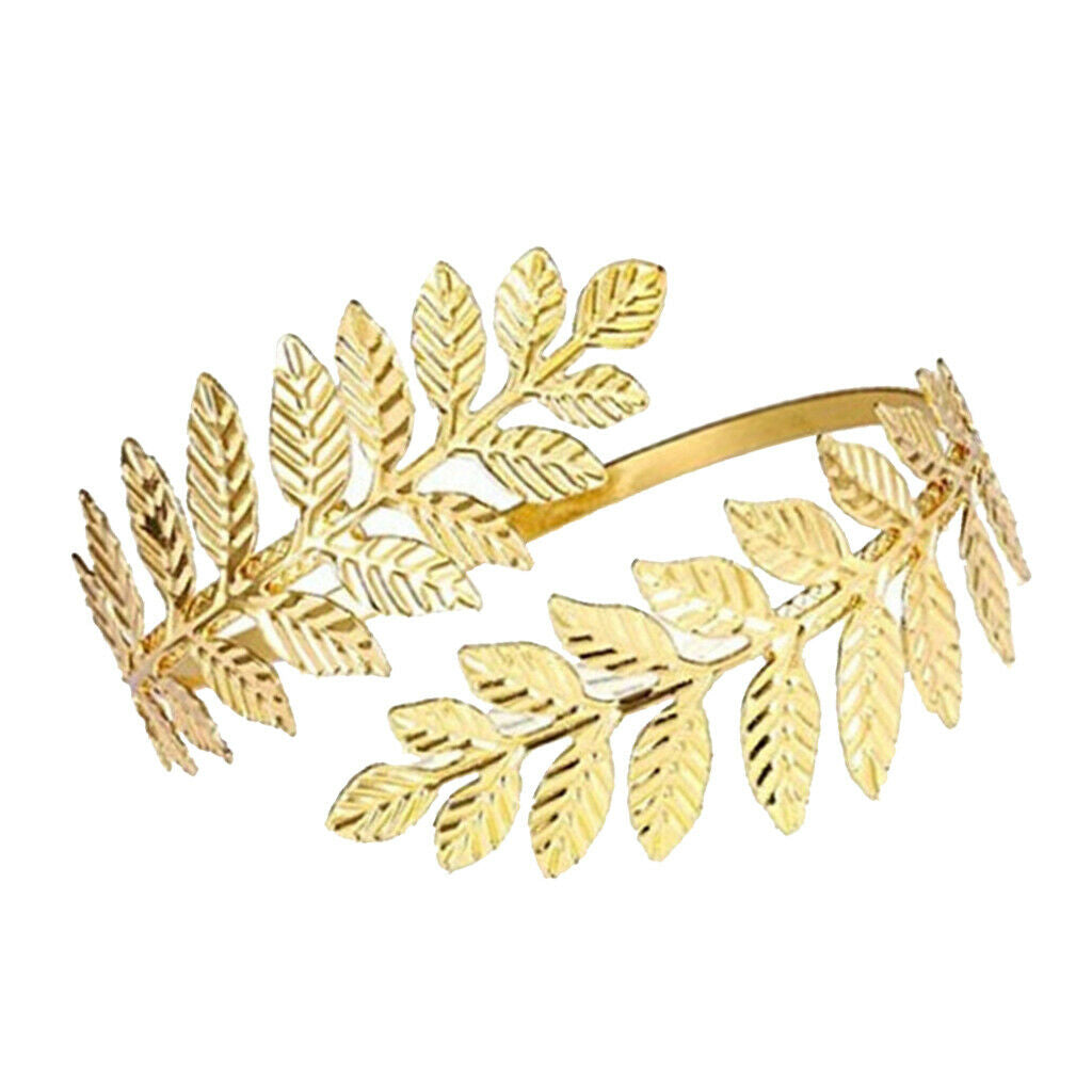 3pcs Swirl Leaf Shape Upper Arm Cuff Armlet Armband Bangle Bracelet