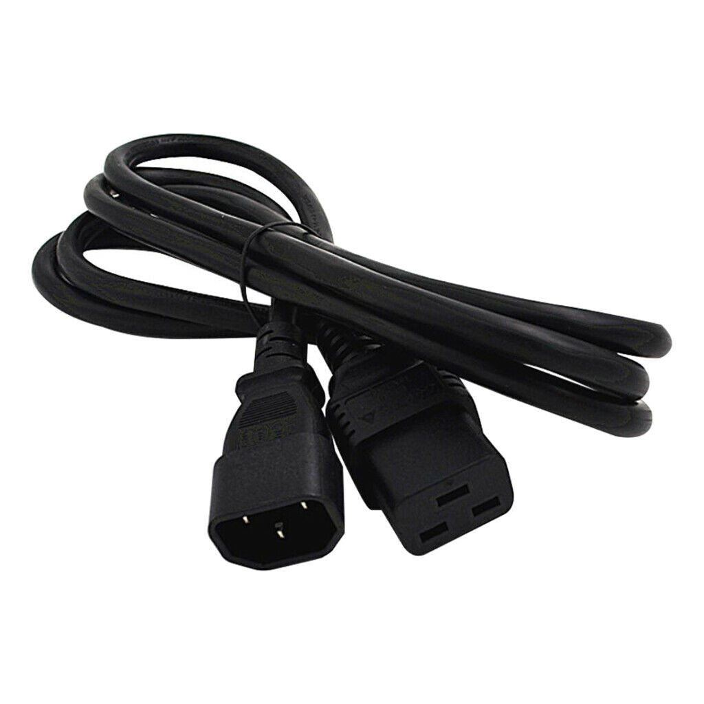 IEC320 C14 to C19 Socket 10A to 16A UPS DATA AC Power Adapter Cable Lead