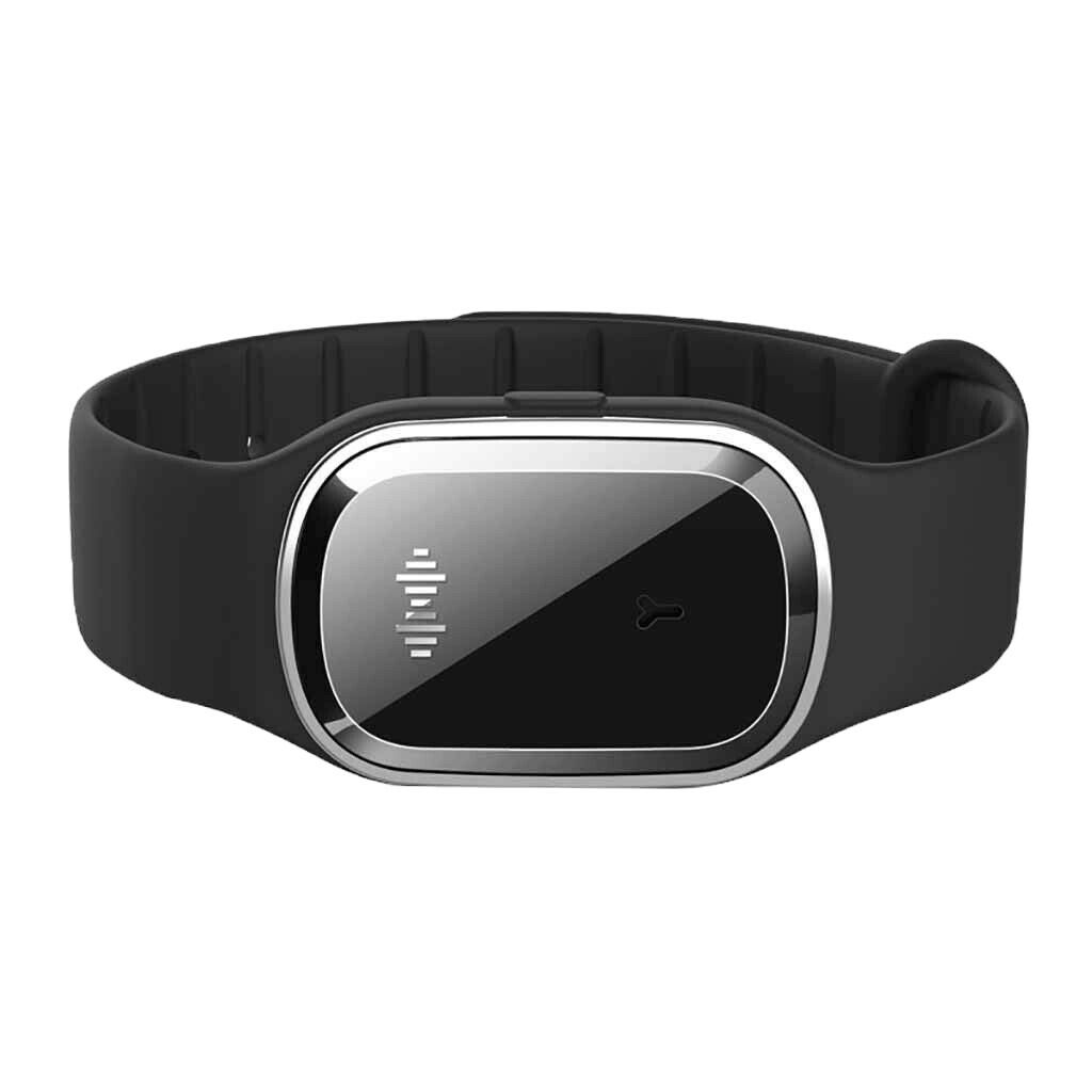 Physical Ultrasonic Electronic Mosquito Repellent Bracelet Black