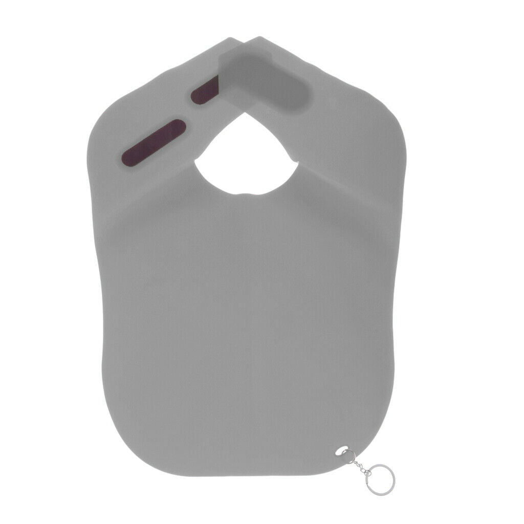Adjustable Silicone Barber Shawl Apron w/ 100pcs Disposable Capes Gown Bib