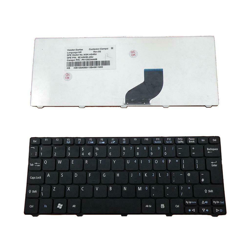 Replacement backlit keyboard English layout for Acer Aspire ONE