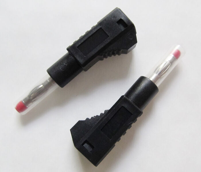 10pcs High Quality 4mm  Transparent Stackable Full Insulated Audio Banana Plug