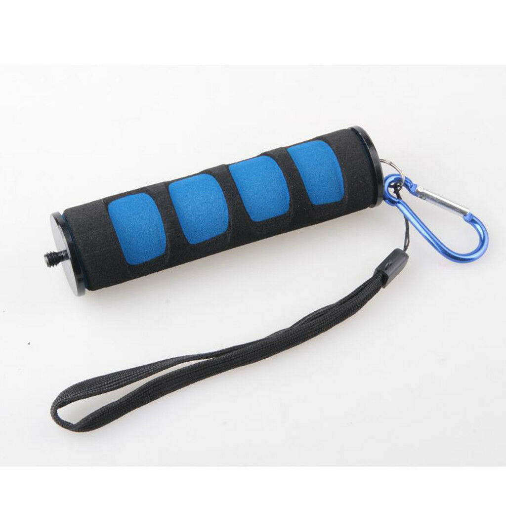 1/4" Screw Sponge Handle Grip Stabilizer for SLR Camera LED Video Light Blue