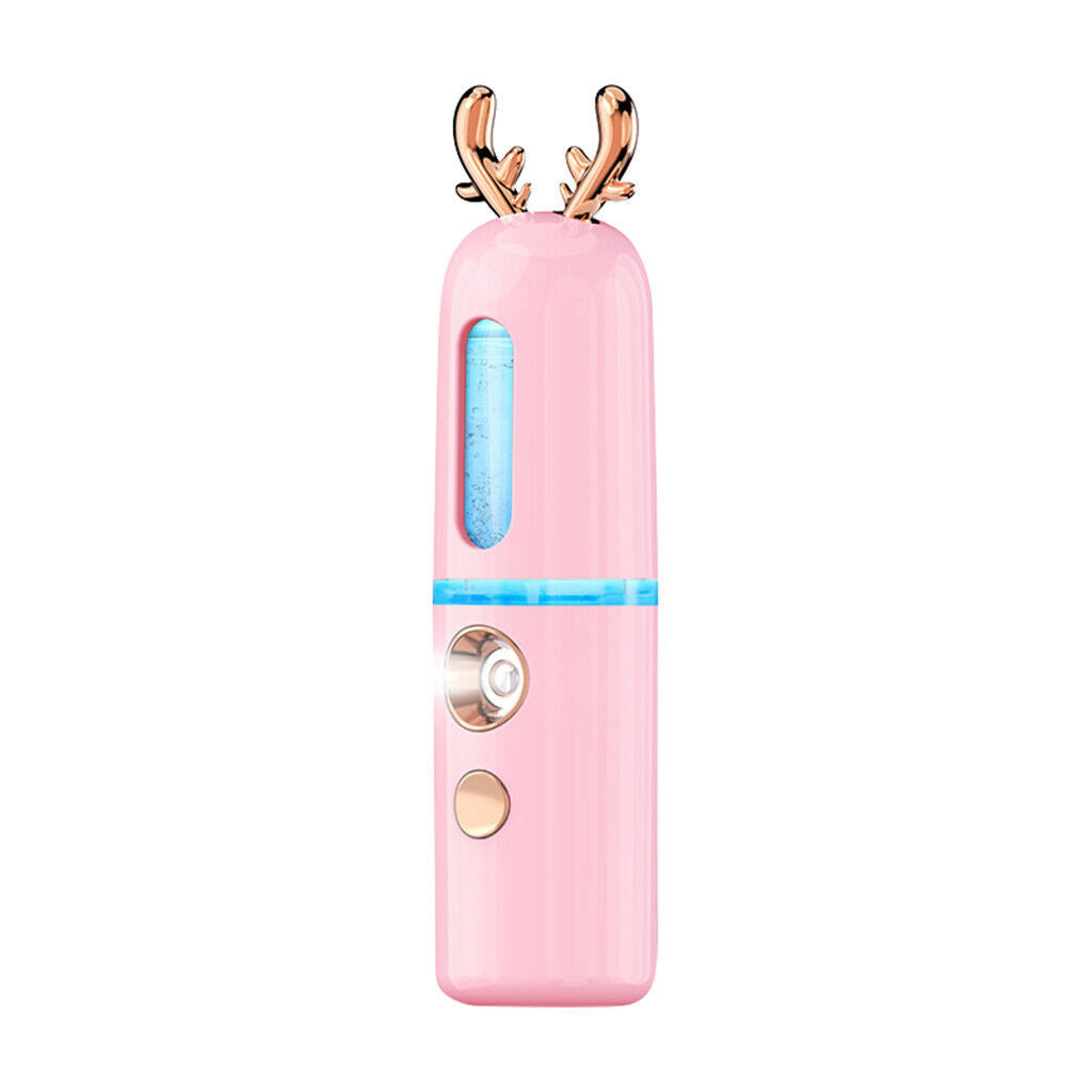 2x Nano Facial Mister Portable Face Mist Hydrating Face Moisturizing USB