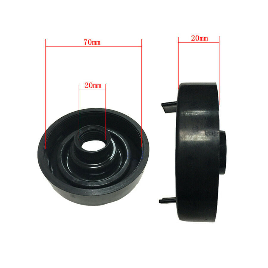2x 70mm Car Headlamp Retrofit Rubber Dustproof Cap Dust Cover For LED Headlight