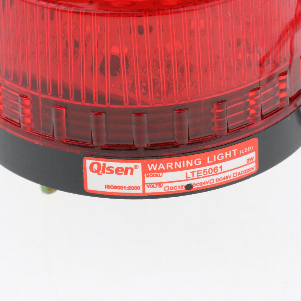 24V Long Work Life Always-on Warning Lights Beacon Lamp Red