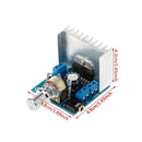 AC/DC 12V TDA7297 2x15W Digital Audio Amplifier DIY Kit Dual-Channel Module