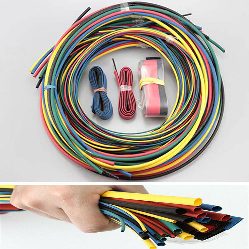 Φ1mm~Φ20mm Heat Shrink Tubing Commonly Combination Set Total 55M Long Multicolor