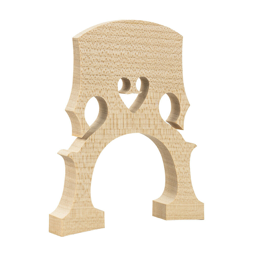 Aged Wooden 3/4 Size Adjustable Cello Bridge Musical Replacement Parts Accs