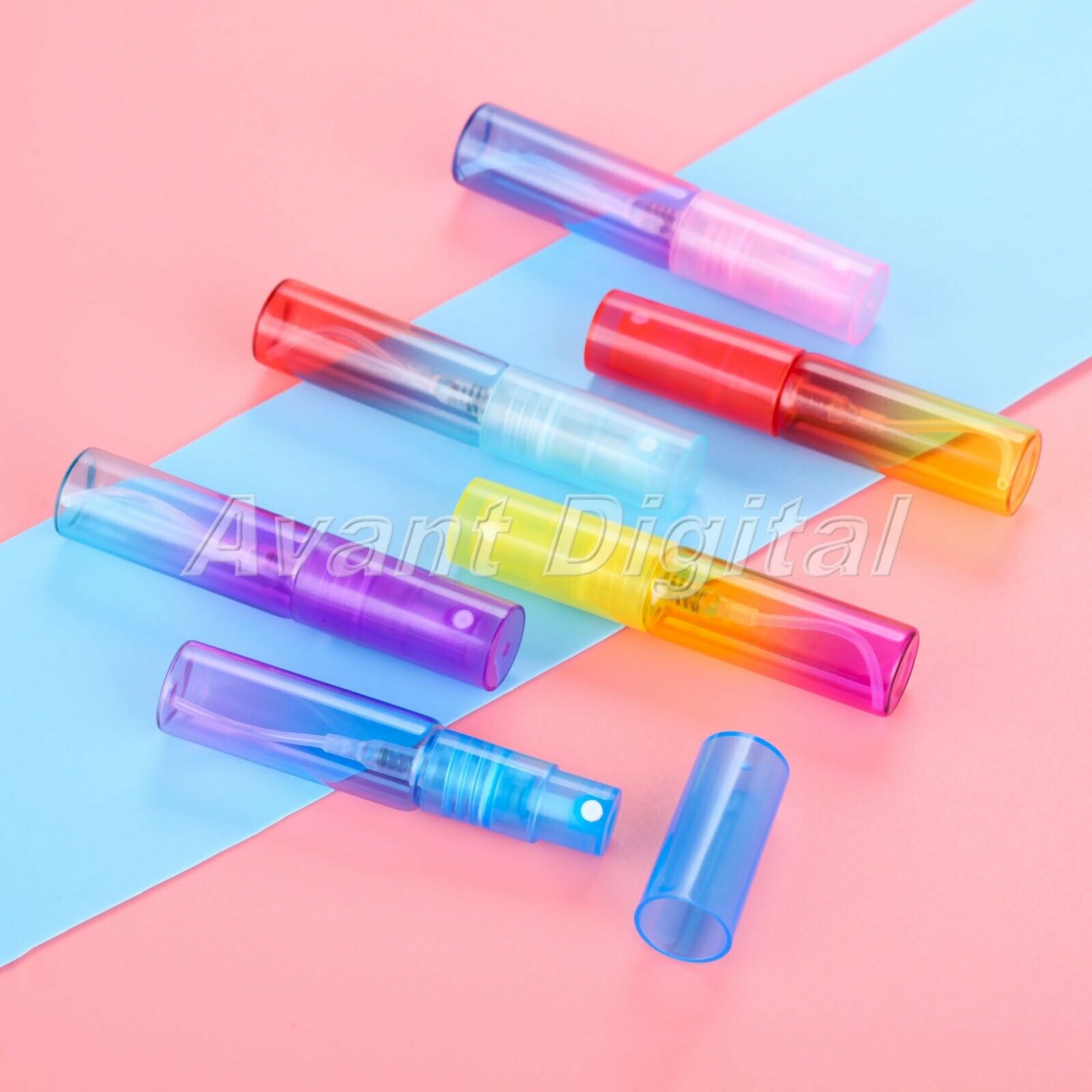 6pcs 4ml Mini Sample Perfume Spray Bottle Cosmetic Packaging Container