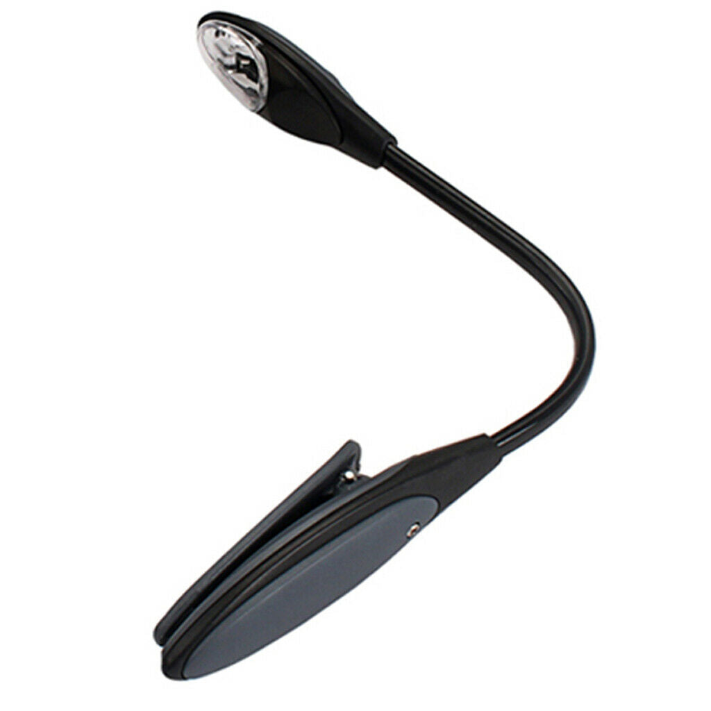Book Light, LED Clip on Reading Light, Flexible Book Reading Lamp, Eye-Caring