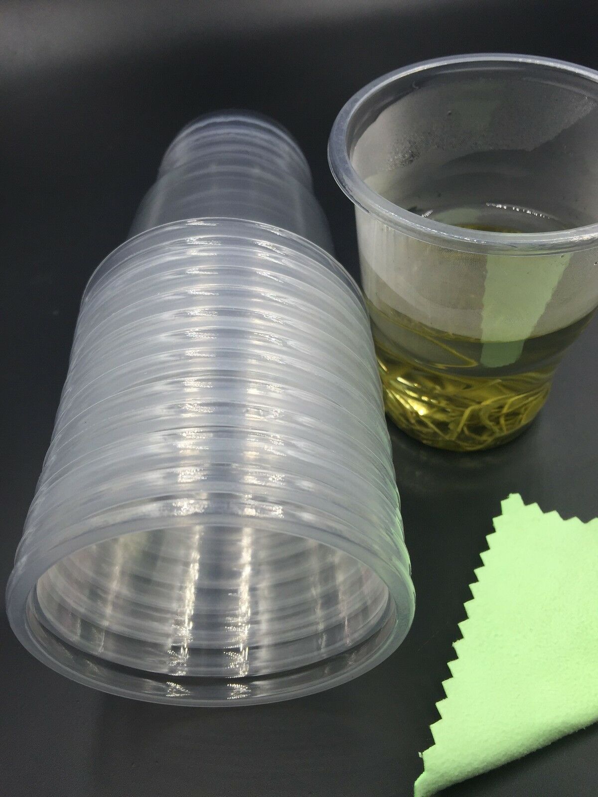 Clear Disposable Plastic Cups230 ml Cold Drink Tumbler Water Juice Party