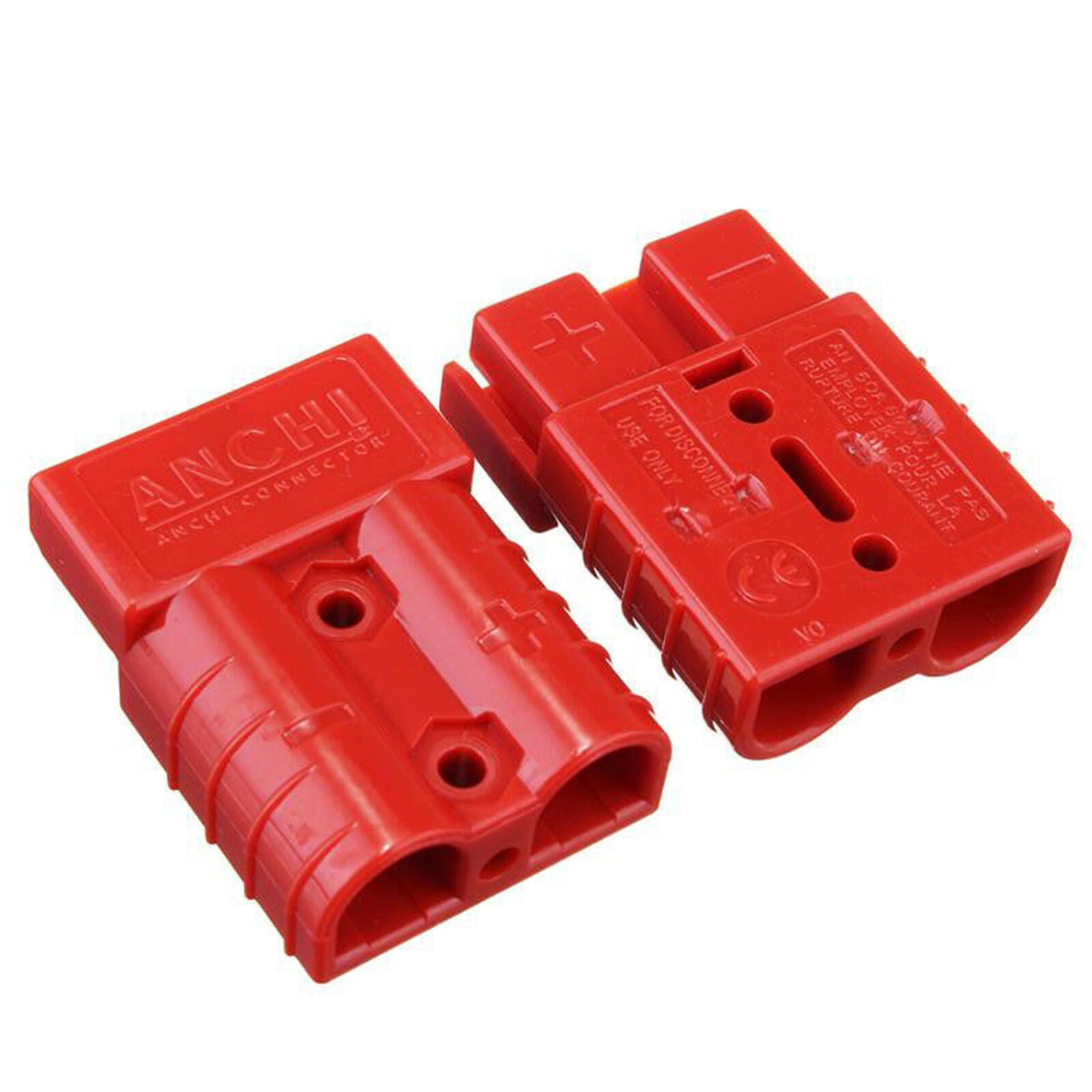 4pcs 50A Car COPPER LUG BATTERY CABLE CONNECTOR Quick Disconnect Winch Plug Set