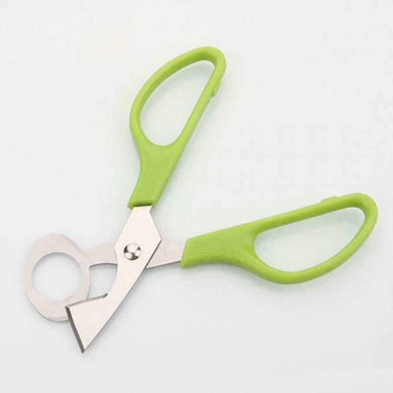 Handhold Quail Bird Egg Scissors Stainless Steel Egg Cutter Home Kitchen Cooking