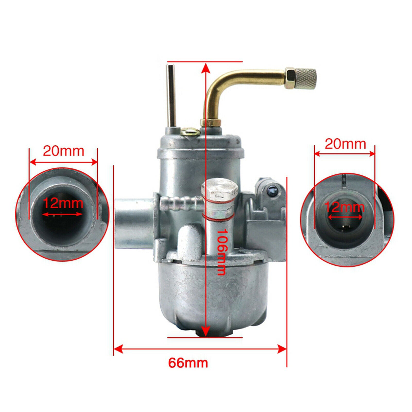 12mm Carburetor Replacement Fits for Maxi  E50  Parts Accessories