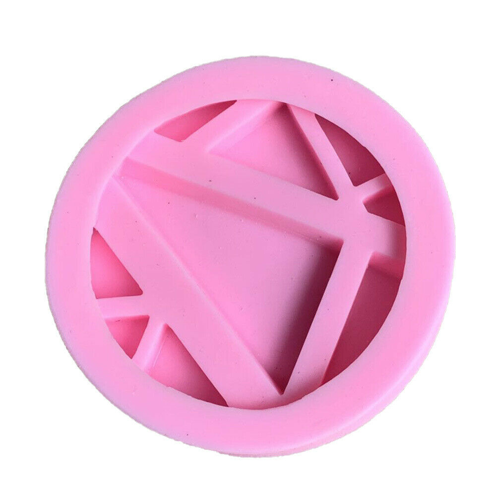 Handmade Mobile Phone Bracket Silicone Mold Geometric Coaster Insulation Mat DIY