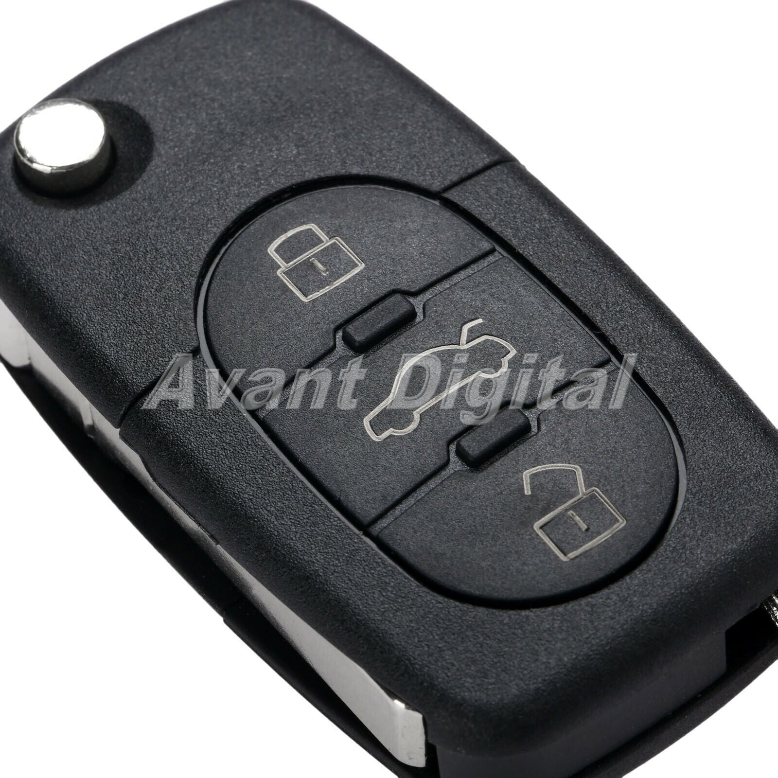2Pcs Remote Key Fob 433MHz 3 Button ID48 Chip 4D0837231A Fit For  A4 Quattro