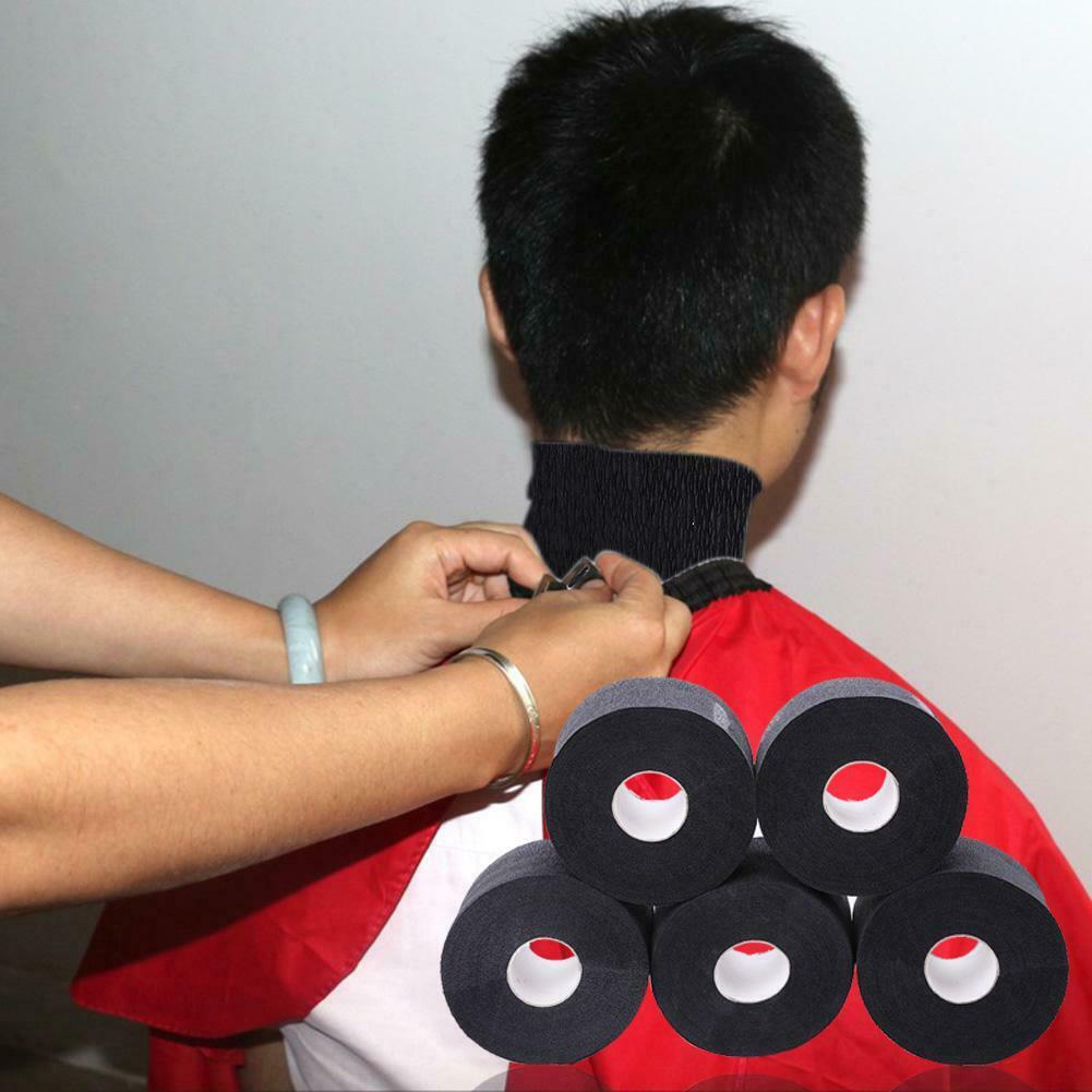 5 Rolls Necks Cover Ruffle Roll Paper Professional Hair Cutting Salon Tool @