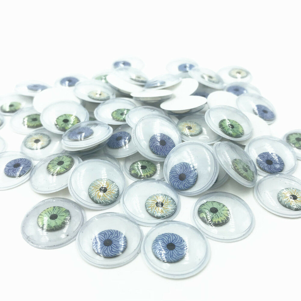 100pcs 18mm Joggle Movable Mixed Eye Kid Handicrafts DIY Scrapbooking