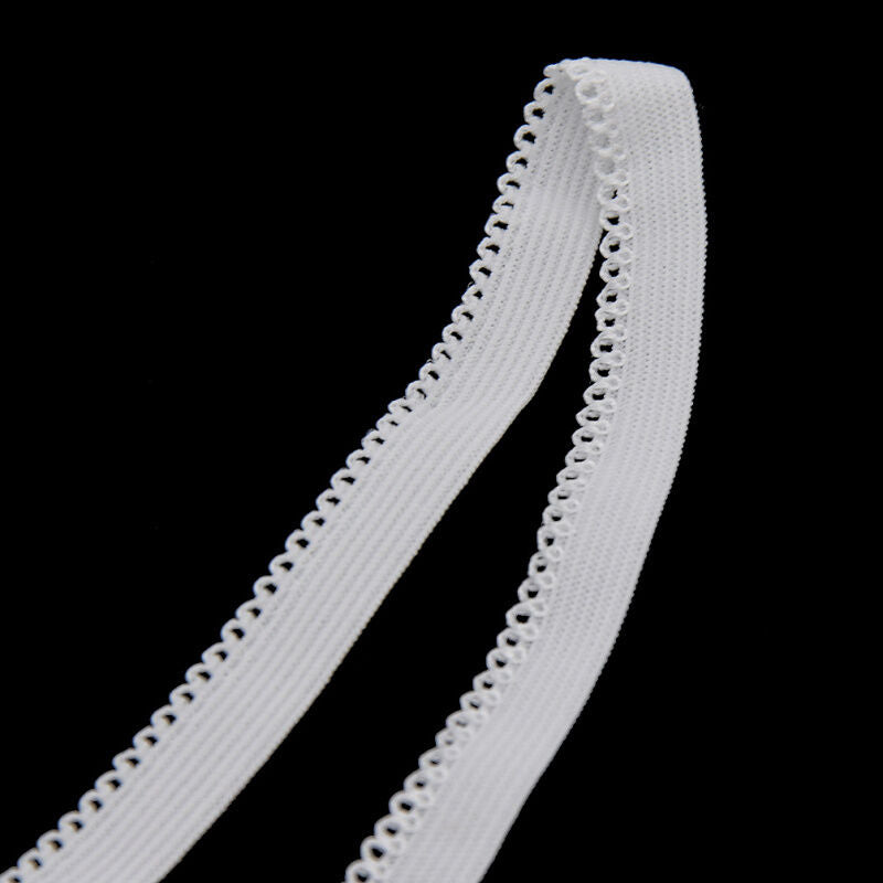 10mm Width DIY Lace Elastic Band Cord Lacework Ribbon Craft Sewing Handcraft New