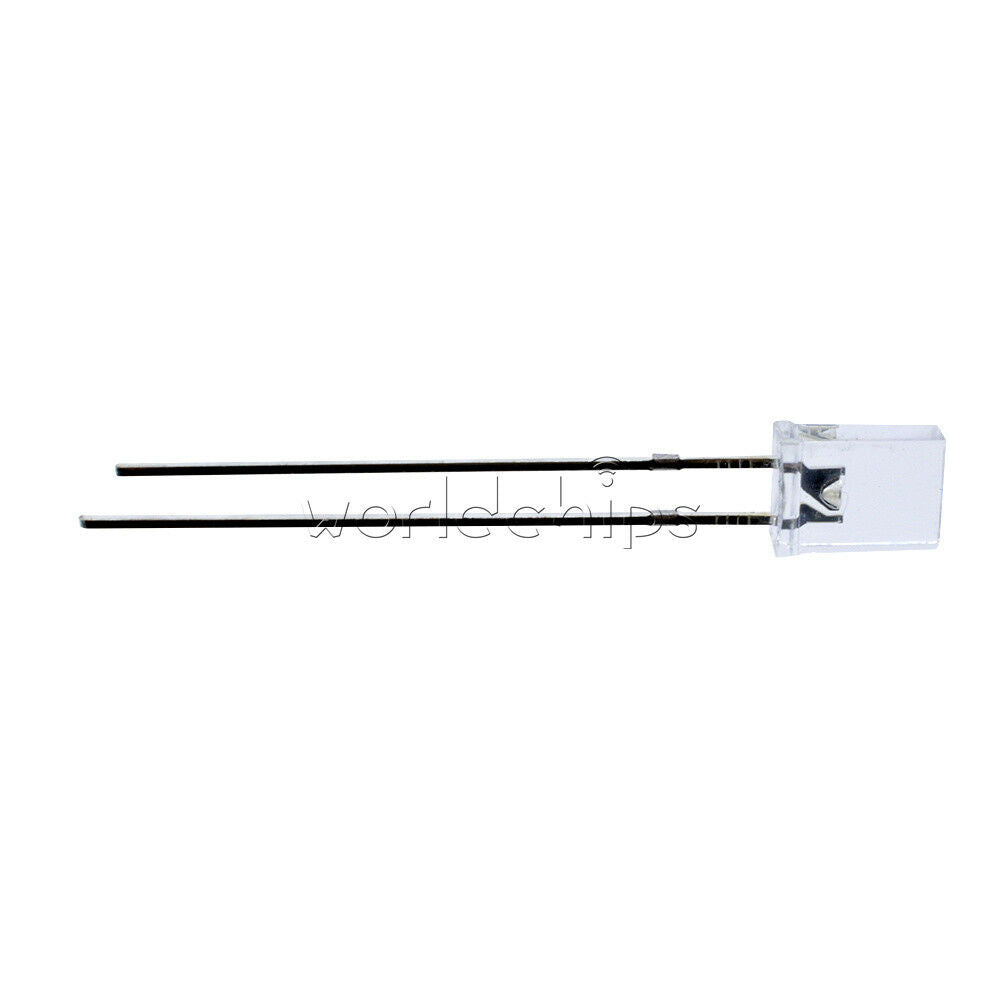 10PCS Square White Light LED Light-emitting Diode 2*5*7mm
