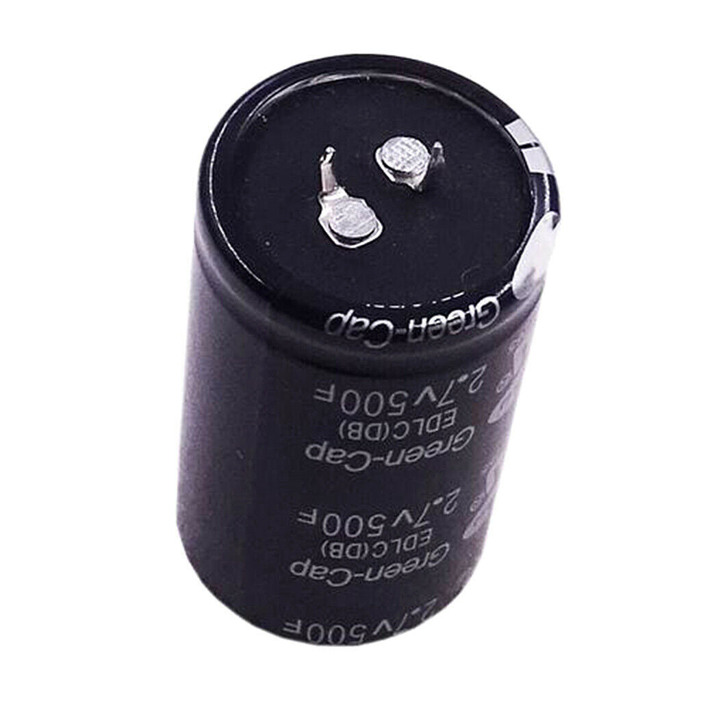 Black Farad Capacitor 2.7V 500F 35x60mm Super Ultra Capacitor 2Pins  35x60mm