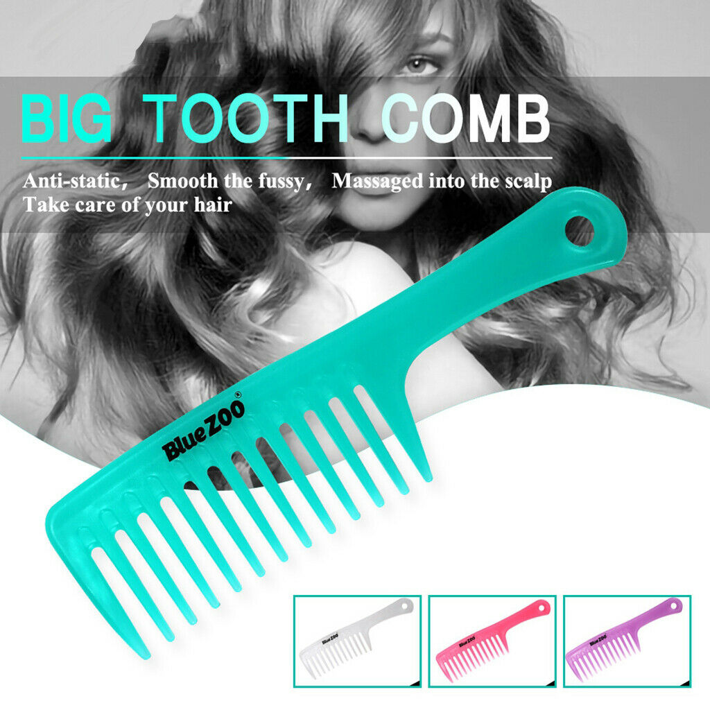 3 Pieces of Wide Tooth Comb + 2 Pieces of Microfiber Hair Towel