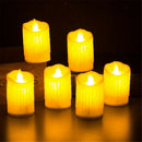 Realistic Plastic Wax LED Candle Swinging Flame Battery Powered Flameless LED