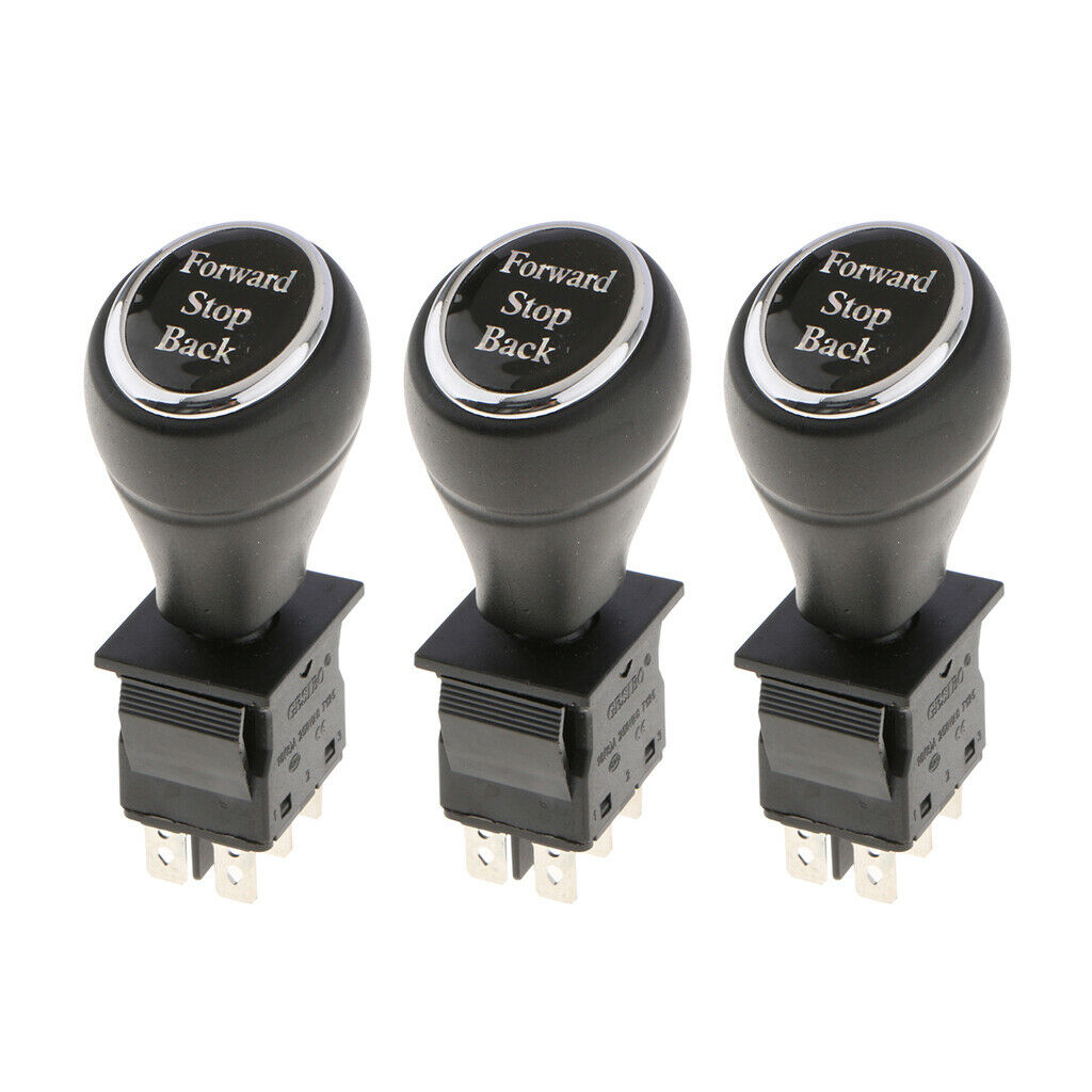 3PCS Joystick Switch Replacement Push Rod Switch Forward Stop Back 6 Pin 3