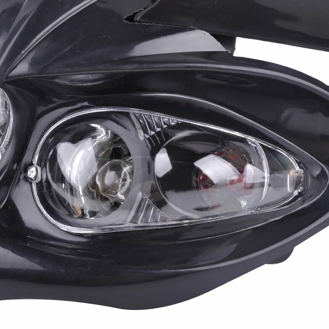 Front Head Dual Sport Light Lamp Fairing Strap for Street Fighter Motorcycle An