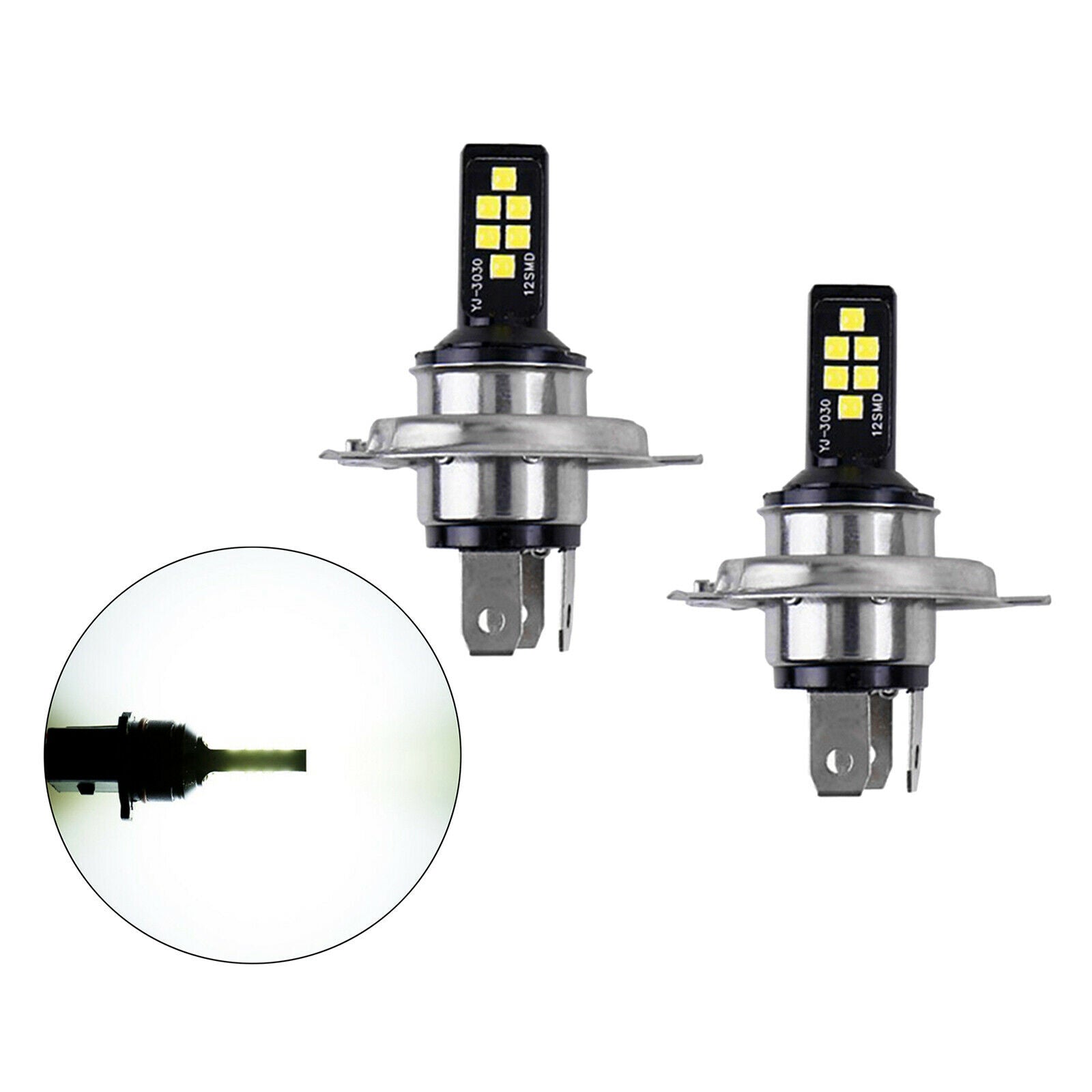 1 Pair LED Headlight bulbs, LED Waterproof Headlight Conversion Kit, adjustable
