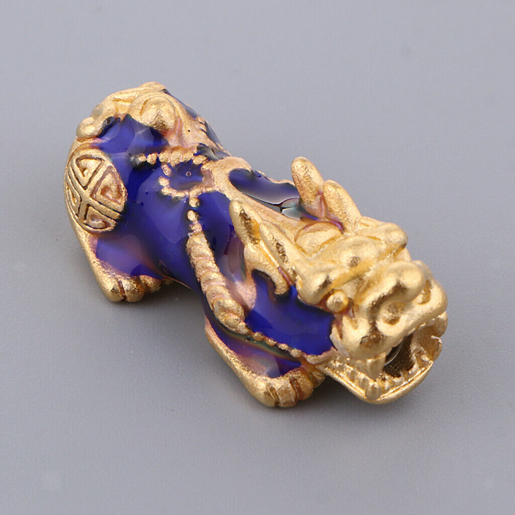 1x Colored Copper Pi Xiu Beads Charms For DIY Jewelry Bracelet,